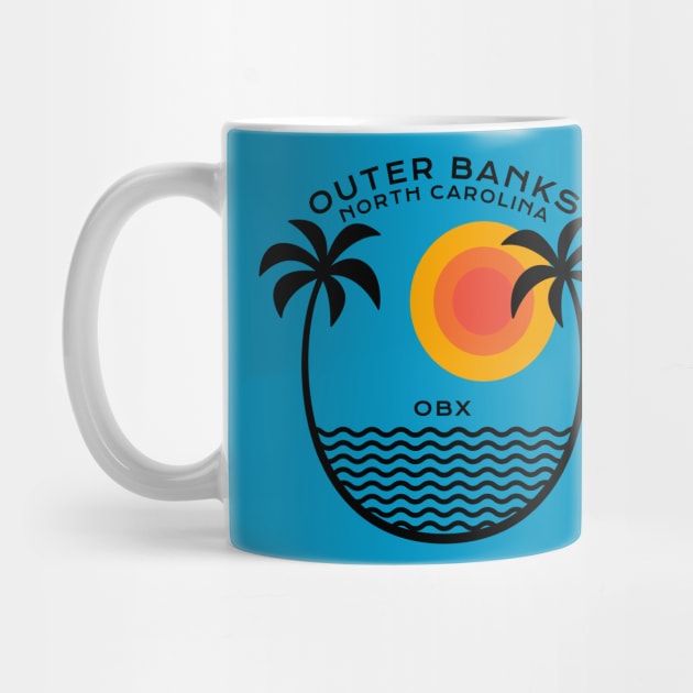 Outer Banks Sunrise Over the Palms by BackintheDayShirts